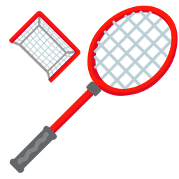 goal net and badminton