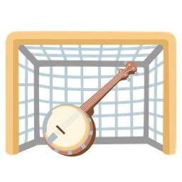 goal net and banjo