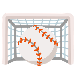 goal net and baseball