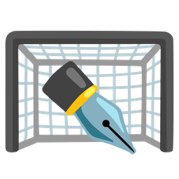 goal net and black nib