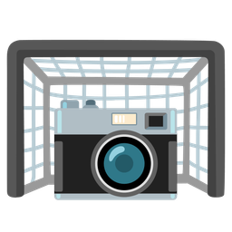 goal net and camera