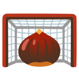 goal net and chestnut