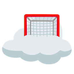 goal net and cloud