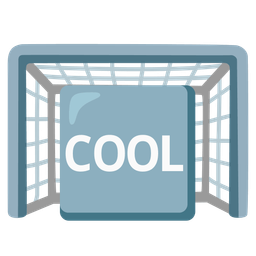 goal net and COOL button