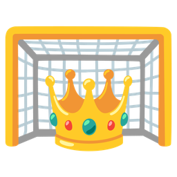 goal net and crown