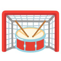 goal net and drum