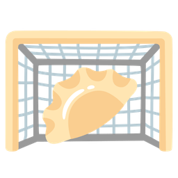 goal net and dumpling