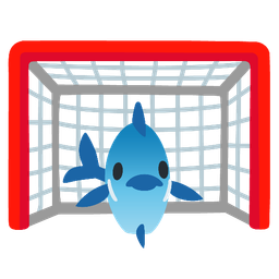 goal net and fish