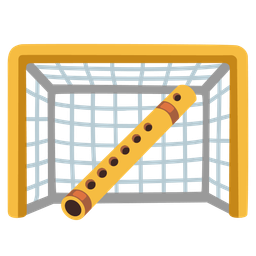 goal net and flute