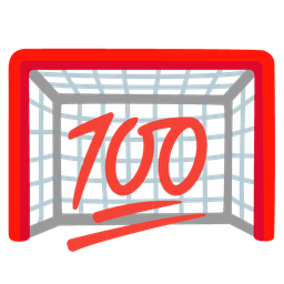 goal net and hundred points