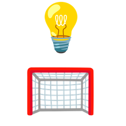 goal net and light bulb