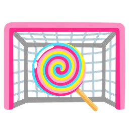 goal net and lollipop