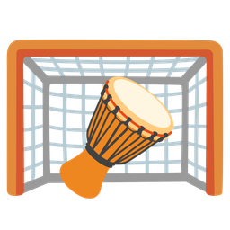 goal net and long drum