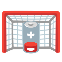 goal net and low battery