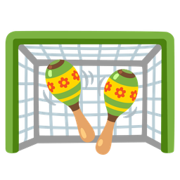 goal net and maracas