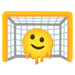 Goal net and Melting face