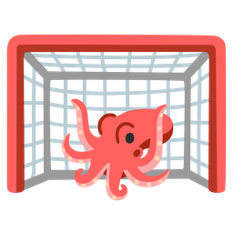 goal net and octopus