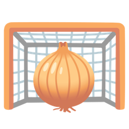 goal net and onion
