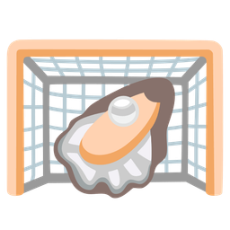 goal net and oyster