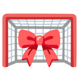 goal net and ribbon