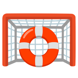 goal net and ring buoy