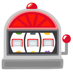 goal net and slot machine