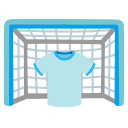 goal net and t-shirt
