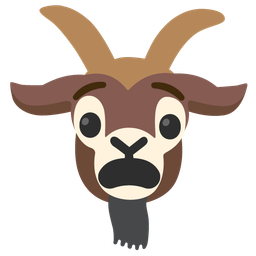 Goat and Anguished face