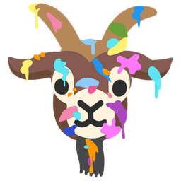 Goat and Artist palette