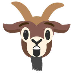 Goat and Astonished face