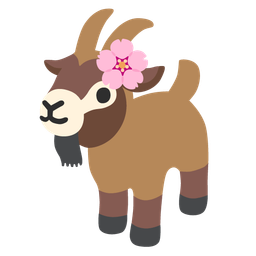 Goat and Cherry blossom