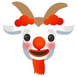 Goat and Clown face
