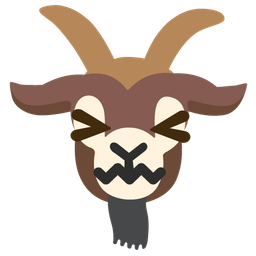 Goat and Confounded face