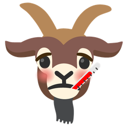 Goat and Face with thermometer