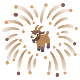 Goat and Fireworks