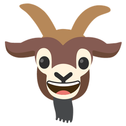 Goat and Grinning face