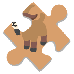 Goat and Puzzle piece