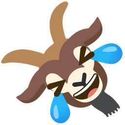 Goat and Rolling on the floor laughing