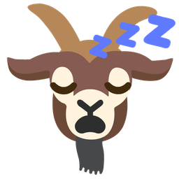 Goat and Sleeping face