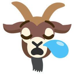 Goat and Sleepy face