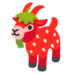 Goat and Strawberry