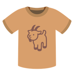Goat and T-shirt