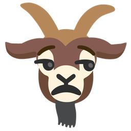 Goat and Unamused face
