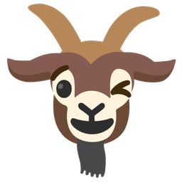 Goat and Winking face