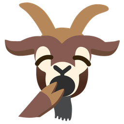 Goat and Yawning face