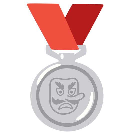 Goblin and 2nd place medal