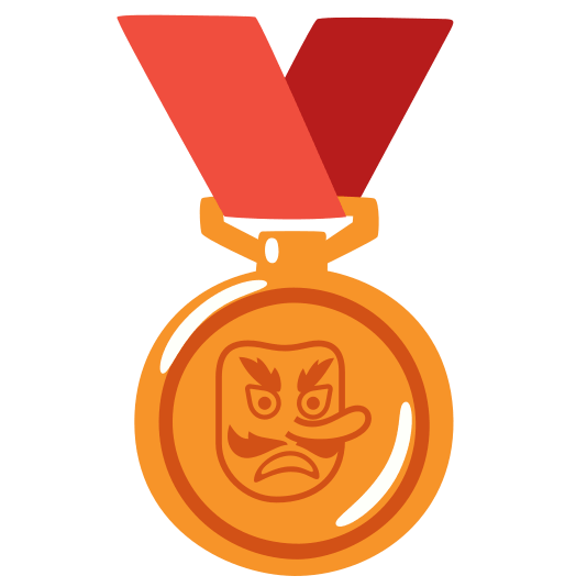 Goblin and 3rd place medal
