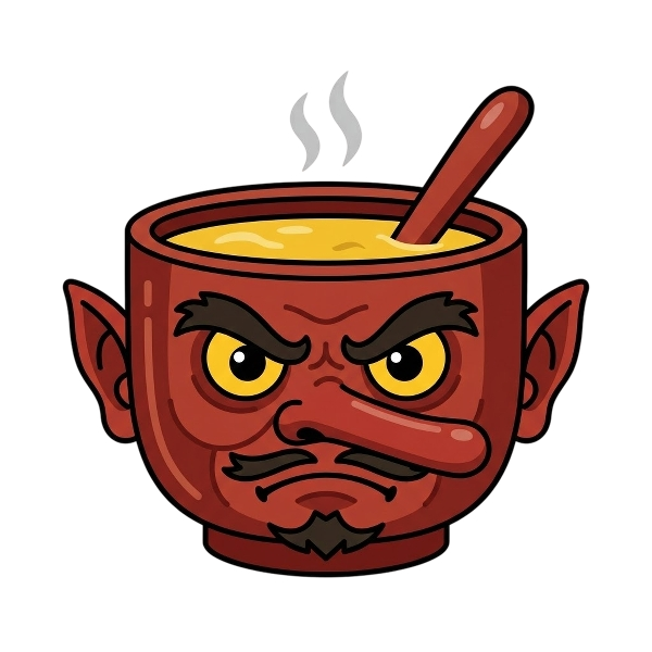 Goblin and Bowl with spoon