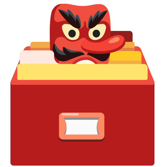 Goblin and Card file box