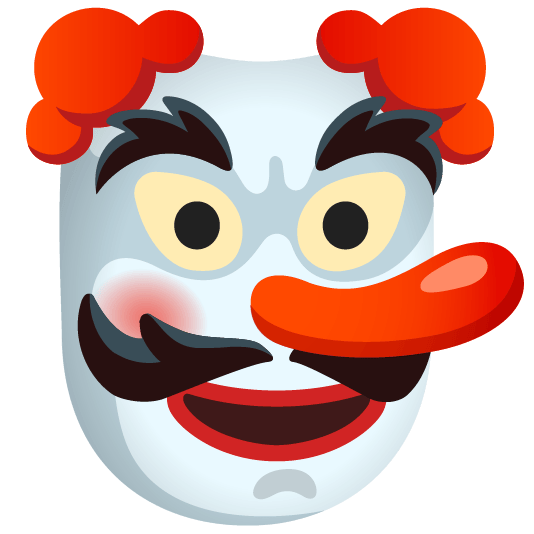 Goblin and Clown face